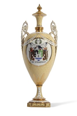 Lot 103 - Royal Crown Derby St Leger vase No 15...
