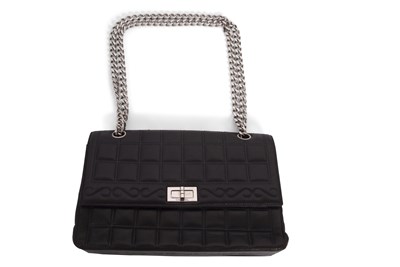 Lot 260 - A Chanel handbag, the black quilted lambskin...
