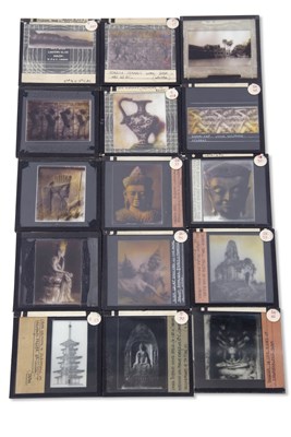 Lot 91 - Interesting collection of lantern slides...