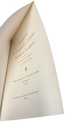 Lot 62 - ALFRED MORRISON: THE COLLECTION OF AUTOGRAPH...
