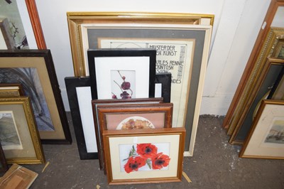 Lot 705 - MIXED LOT VARIOUS FRAMED PICTURES TO INCLUDE...