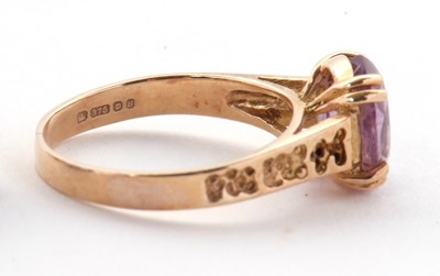 Lot 89 - Two 9ct gemset rings: to include a 9ct...