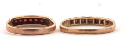 Lot 78 - Two gemset rings: to include a 9ct sapphire...