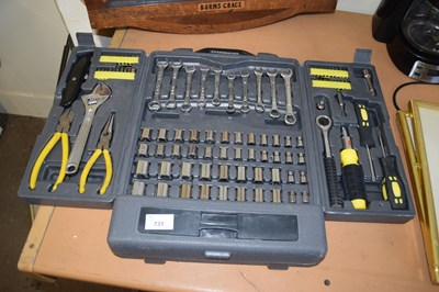 Lot 731 - BOXED SPANNER AND SOCKET SET