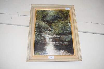 Lot 736 - 20TH CENTURY SCHOOL, OIL ON CANVAS, RIVER...