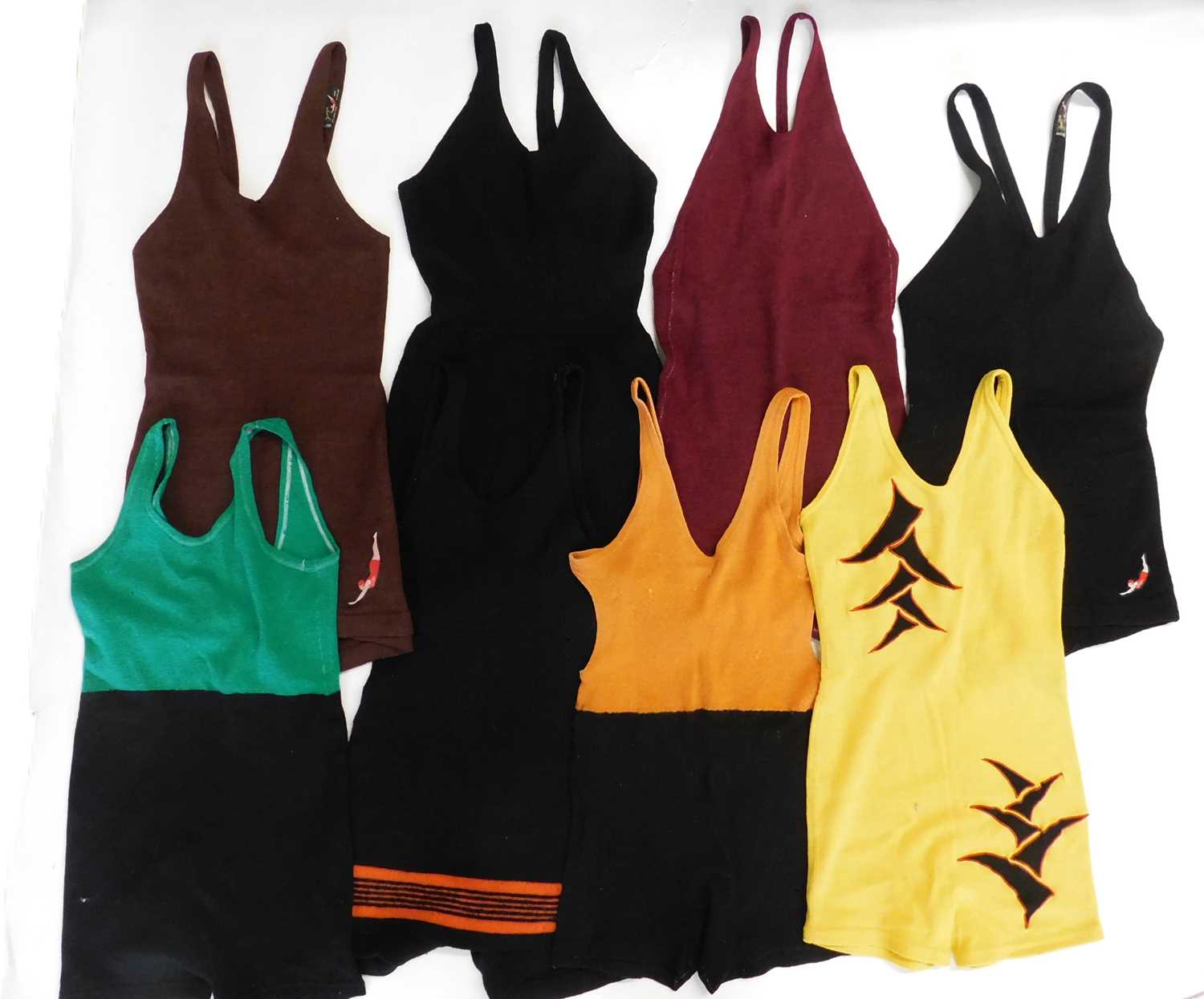 Lot 102 - A quantity of vintage woollen swimwear, c.1920-...