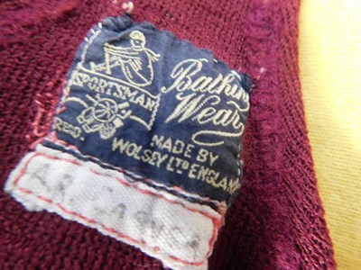 Lot 102 - A quantity of vintage woollen swimwear, c.1920-...