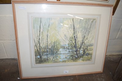 Lot 753 - STANLEY ORCHART, 'WILLOWS BY THE BURE',...