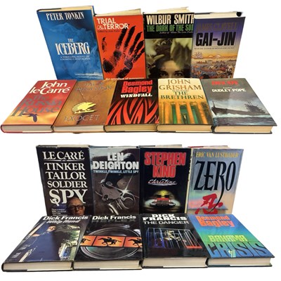 Lot 237 - MODERN CRIME/THRILLER HARDBACKS: 9 Titles:...