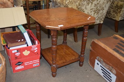 Lot 796 - LATE VICTORIAN OCTAGONAL TOPPED OCCASIONAL TABLE