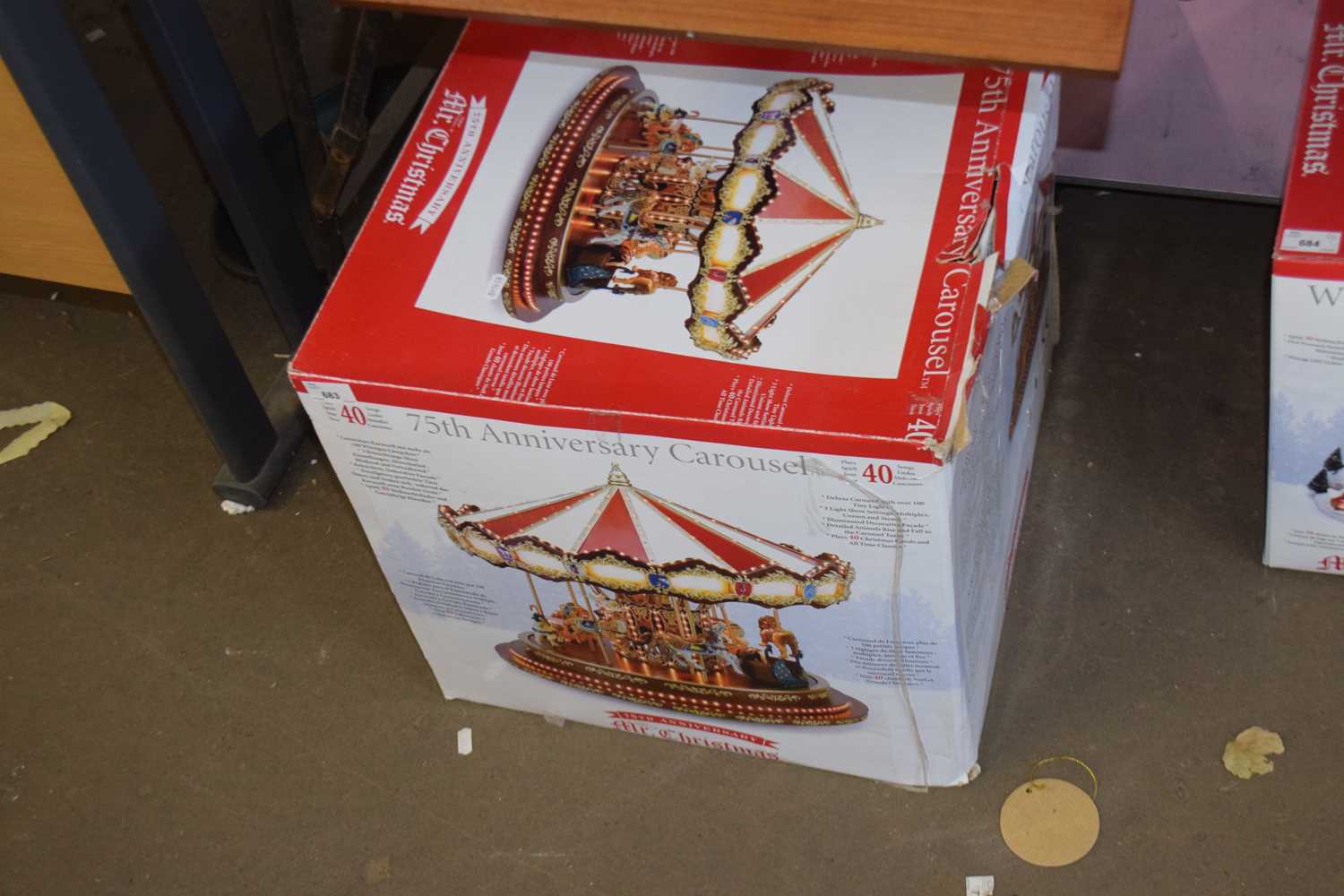 Lot 683 - Mr Christmas 75th anniversary carousel