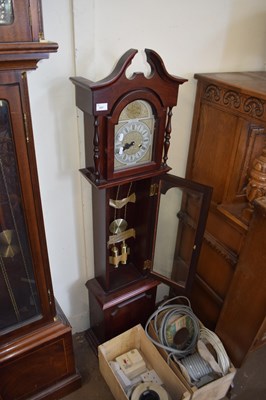 Lot 697 - Modern grand-daughter clock, the face marked...