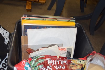 Lot 826 - ONE BOX MIXED LPS