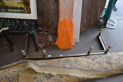 Lot 714 - Brass fire fender