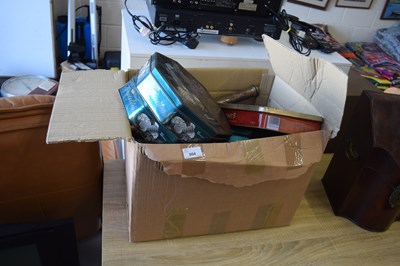 Lot 804 - Box of various garage clearance items etc