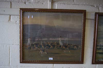 Lot 859 - Two coloured prints after Munnings