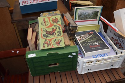 Lot 726 - Two boxes mixed books