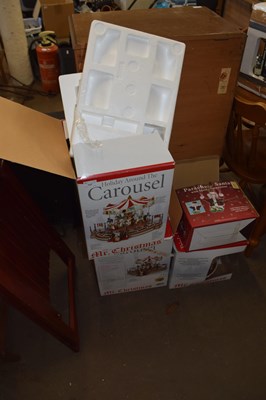 Lot 727 - Group of Mr Christmas carousel ornaments and...
