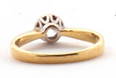 Lot 88 - An 18ct diamond ring, the round brilliant cut...