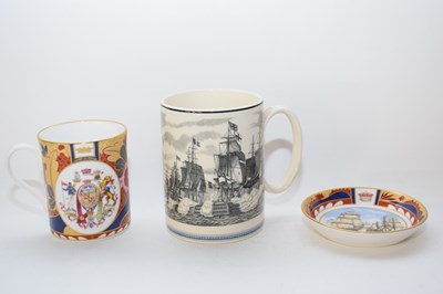 Lot 132 - Wedgwood tankard modelled with a print of the...