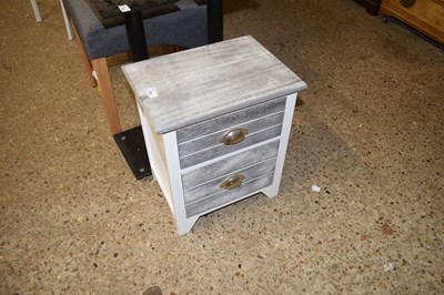 Lot 430 - SMALL TWO-DRAWER BEDSIDE CABINET