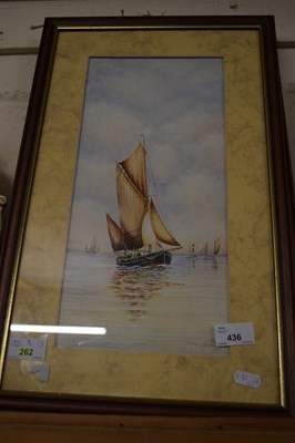 Lot 436 - TAYLOR, PAIR OF STUDIES, FISHING BOATS,...