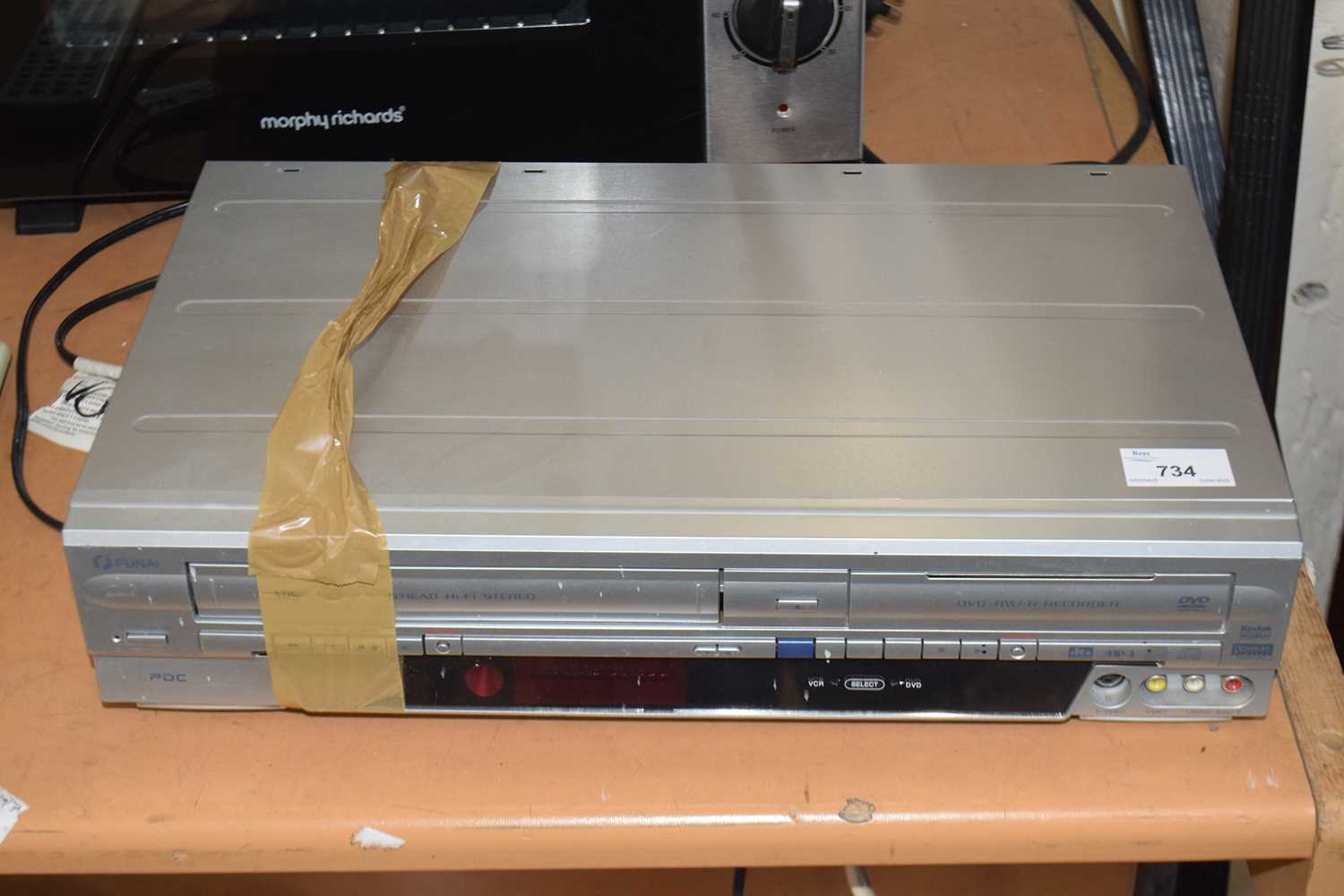 Lot 734 - Funai video/DVD player