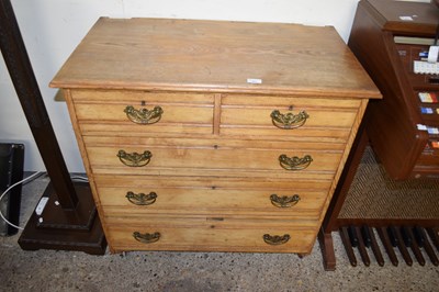 Lot 453 - LATE VICTORIAN AMERICAN WALNUT FIVE DRAWER CHEST