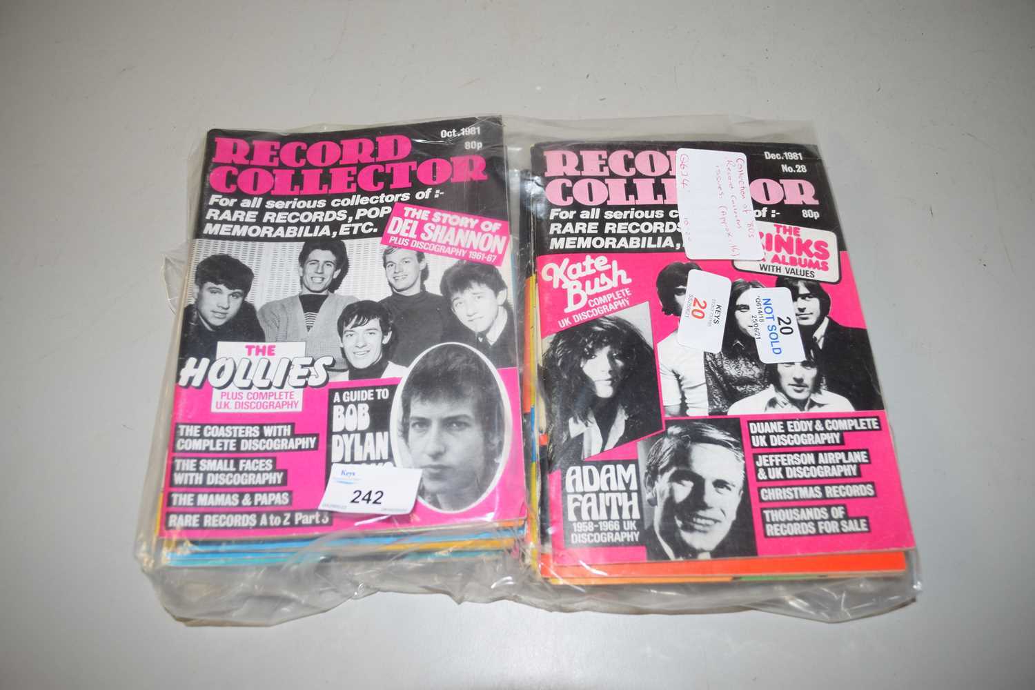 Lot 242 - COLLECTION OF 1980'S RECORD COLLECTOR MAGAZINES