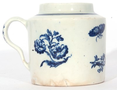 Lot 105 - Rare Lowestoft Porcelain Mustard Pot c.1775...