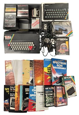 Lot 530 - A Sinclair ZX Spectrum computer, together with...
