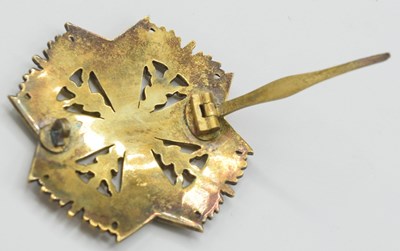 Lot 12 - Cased enamelled and silver gilt Knights Cross...