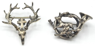 Lot 12 - Cased enamelled and silver gilt Knights Cross...