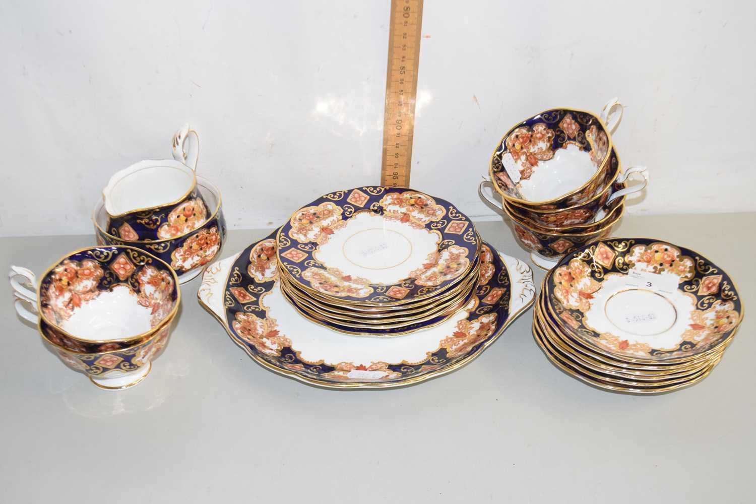 Lot 3 - A Royal Albert Heirloom pattern part tea set