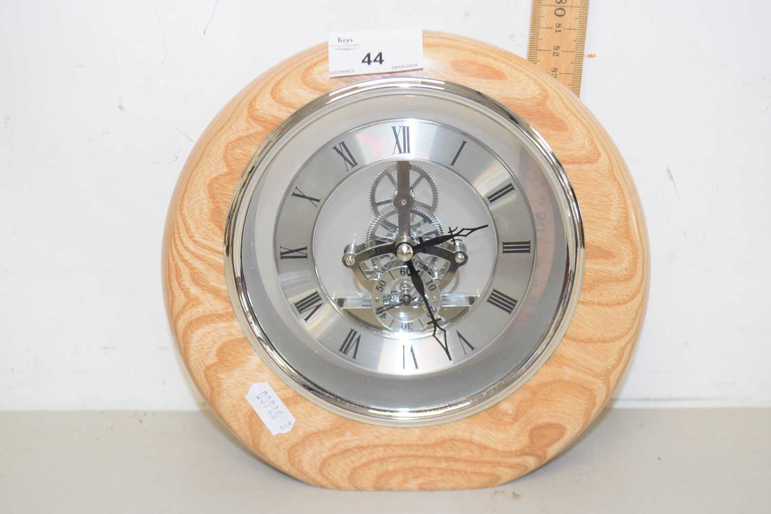 Lot 44 - A modern mantel clock by John Jaques