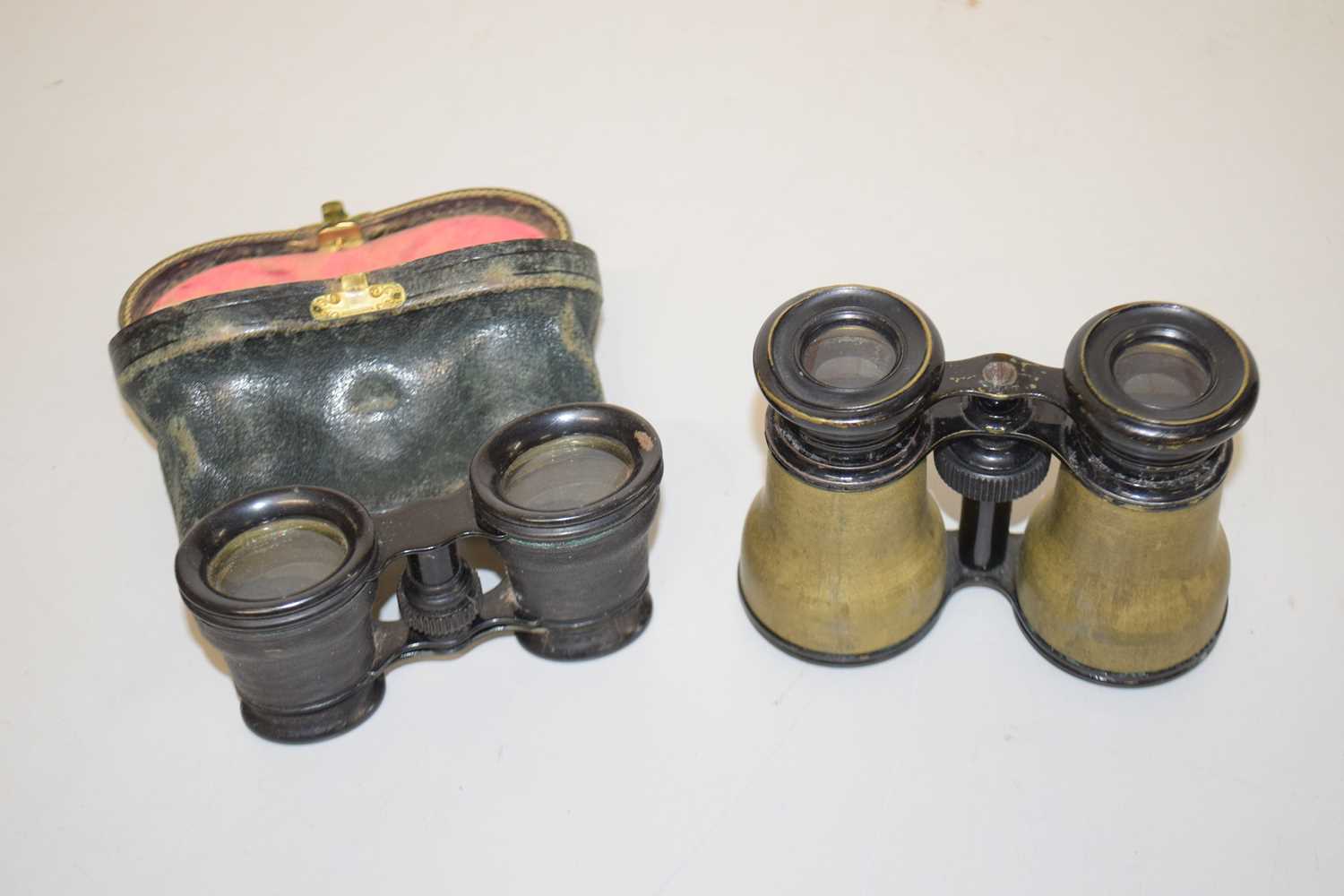 Lot 60 - Two pairs of vintage opera glasses