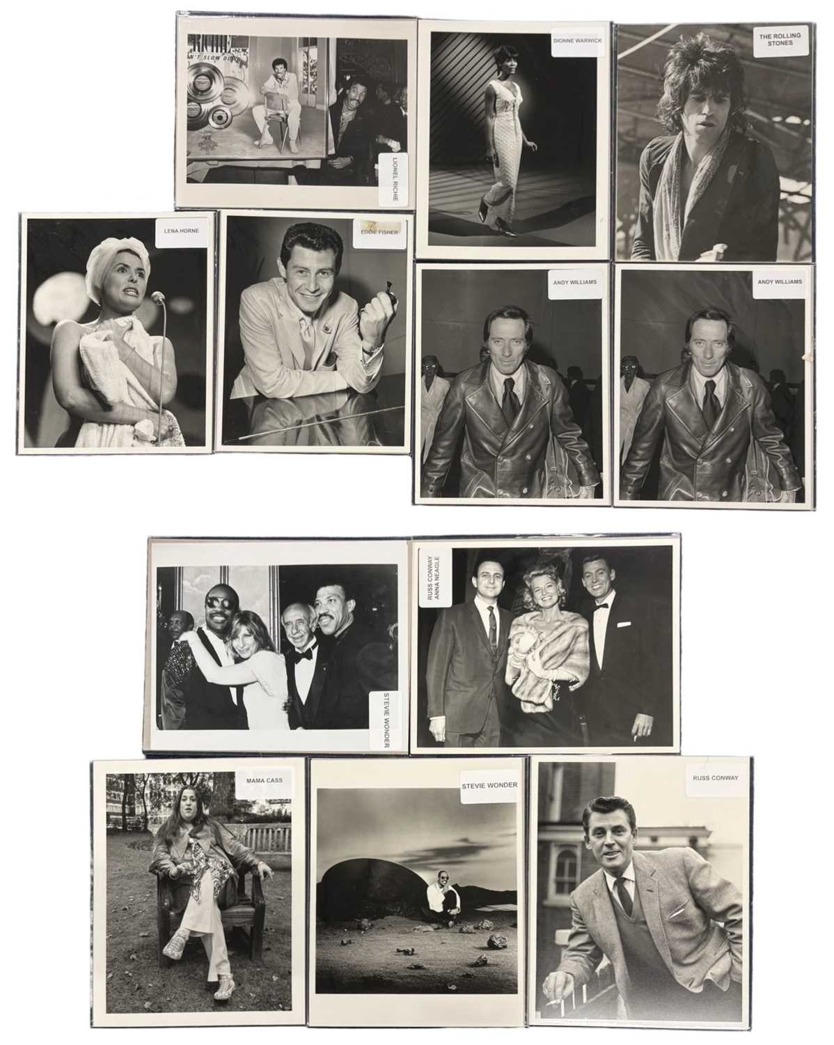 Lot 114 - A collection of black and white 8x10...