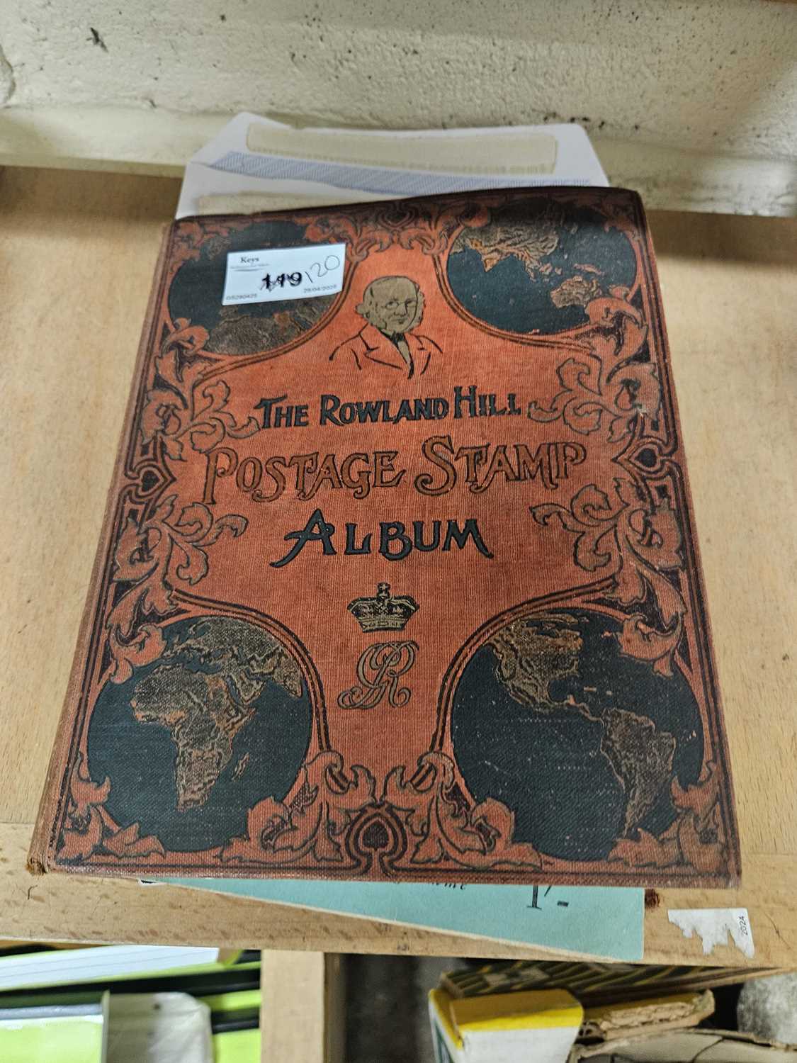 Lot 120 - A junior stamp album together with various...