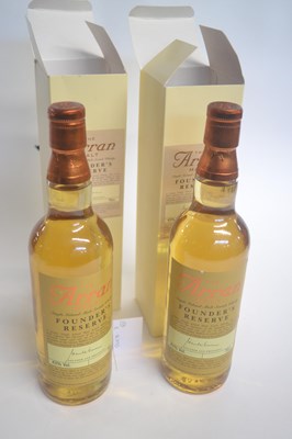 Lot 215 - Two bottles of The Arran Malt Founder's...