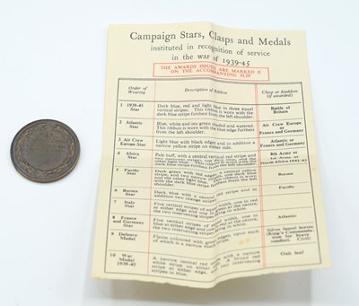 Lot 16 - Second World War British Medal Pair comprising...