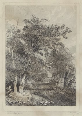Lot 604 - John Crome (British, 1768-1821), A woodland...