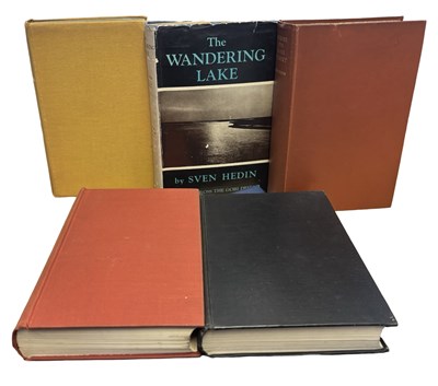 Lot 631 - SVEN HEDIN: 5 Titles: ACROSS THE GOBI DESERT,...