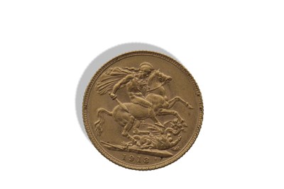 Lot 341 - George V sovereign dated 1913