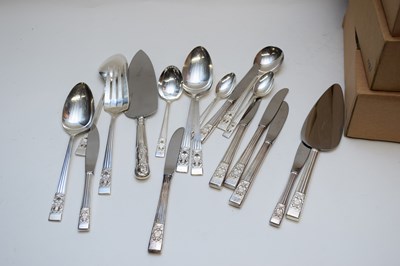 Lot 154 - Three boxes of Sheffield plated cutlery, all...