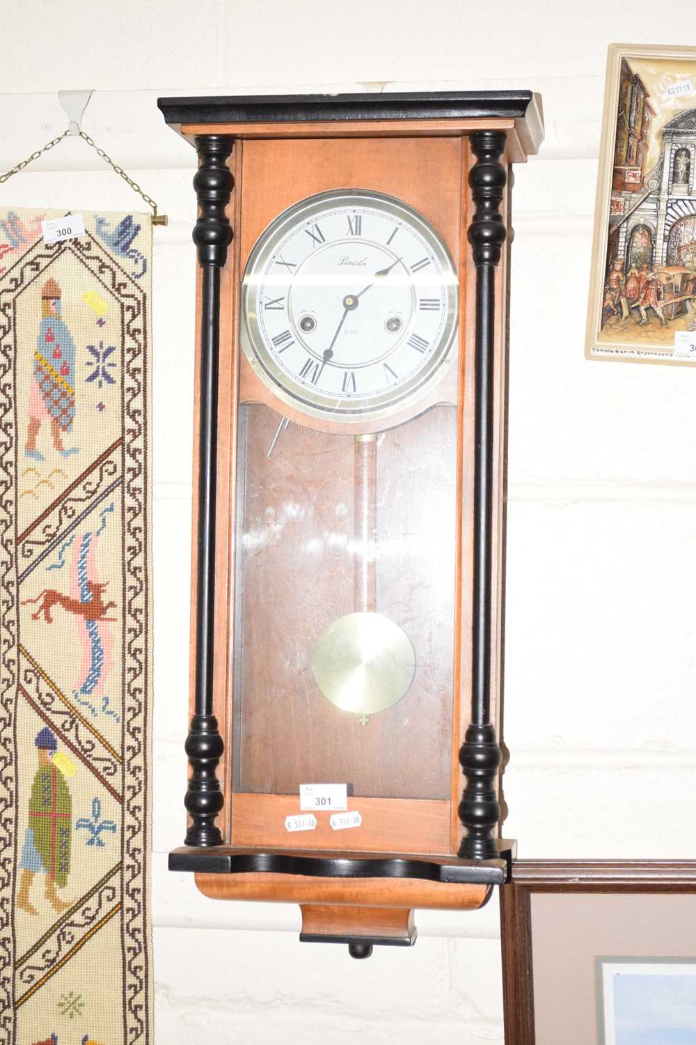 Lot 301 - A Lincoln wall clock