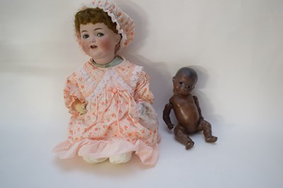Lot 155 - Two vintage dolls, one possibly Armand...