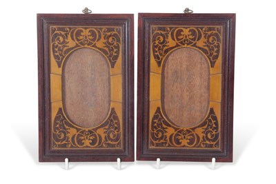 Lot 382 - A pair of late 19th century small picture...