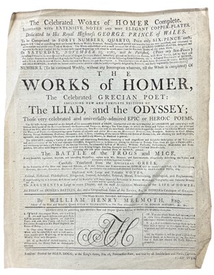 Lot 1159 - Alex Hogg advertisement leaf regarding the...