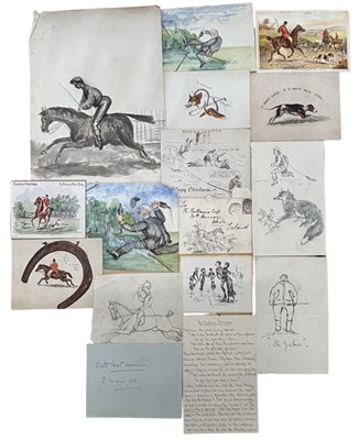 Lot 1262 - A Collection of victorian era HUNTING AND...