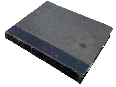 Lot 1123 - C1870s Scrapbook, Photo album with loose...